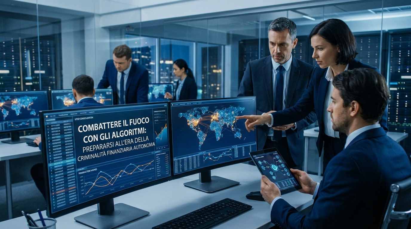 Combattere il fuoco con gli algoritmi: prepararsi all’era della criminalità finanziaria autonoma