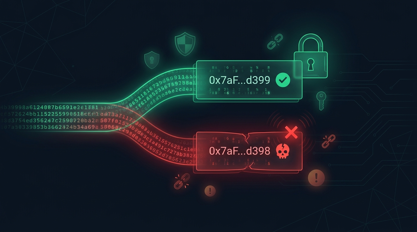 Attacchi di avvelenamento degli indirizzi cripto